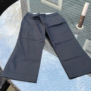 Banana Republic black cropped pants size 0P. Never worn.